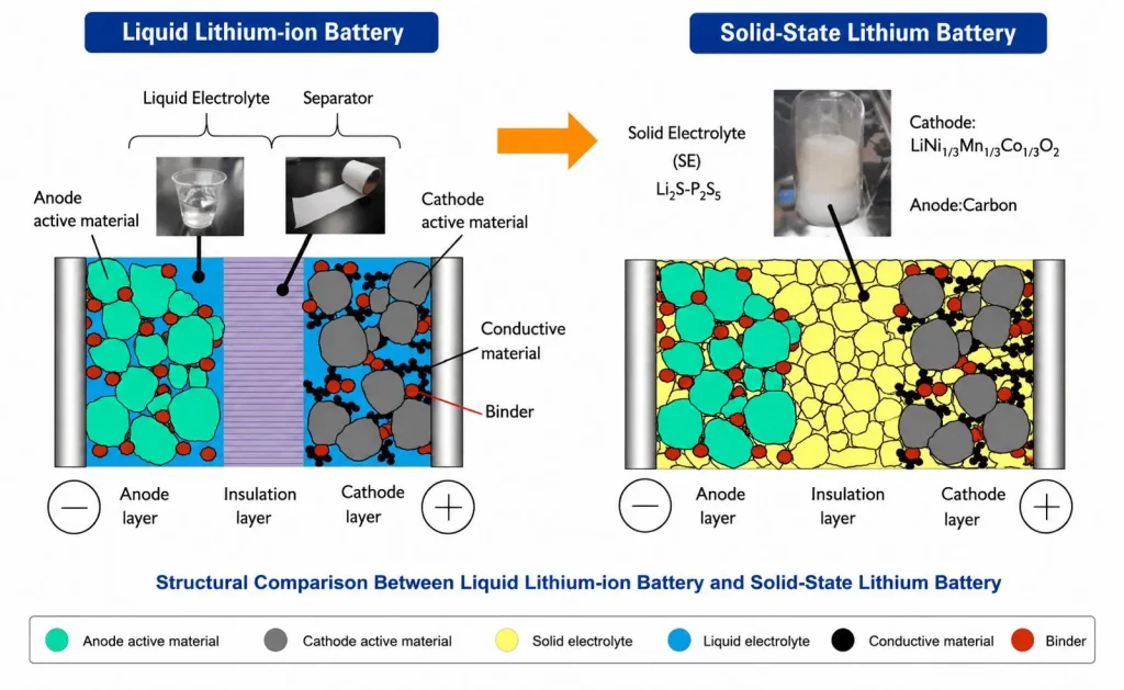 Liquid-Lithium-ion-Battery-Solid-State-Lithium-Battery