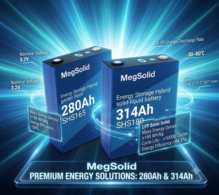 MegSolid hybrid solid-state battery