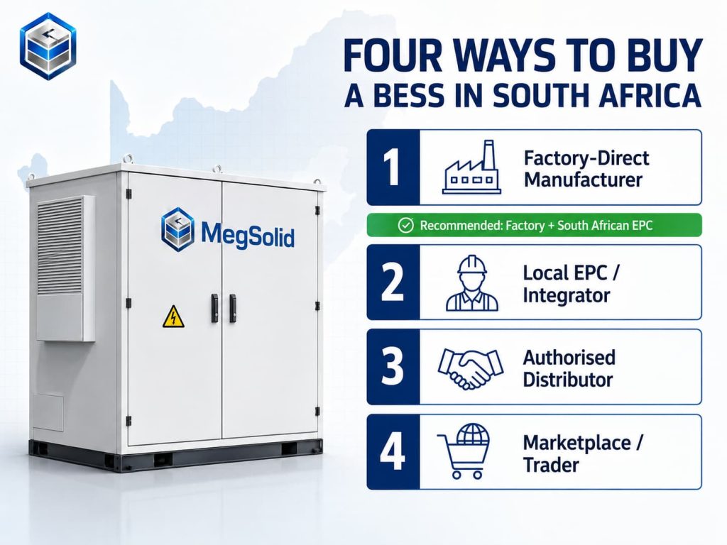 megsolid four ways to buy bess south africa epc | MegSolid Hybrid Solid-State Energy Storage