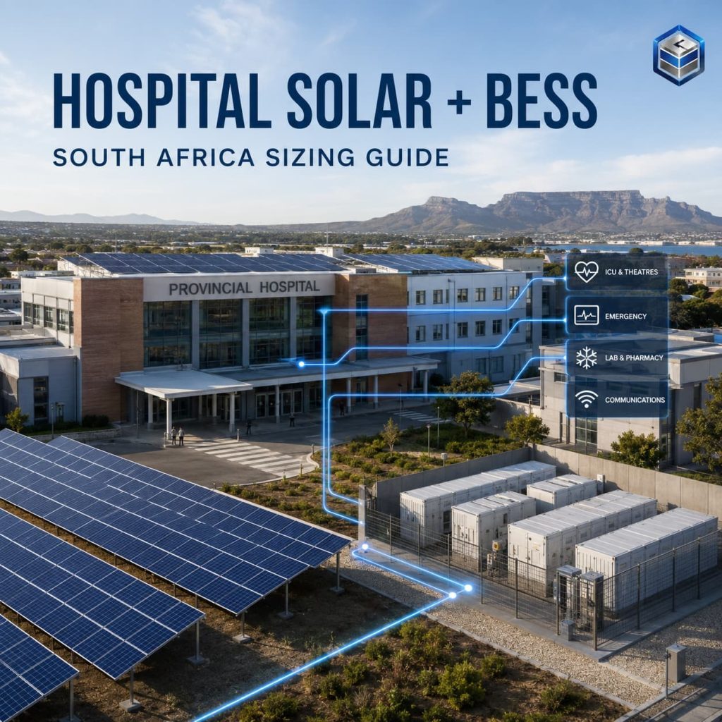 Hospital solar and BESS for critical healthcare loads in South Africa