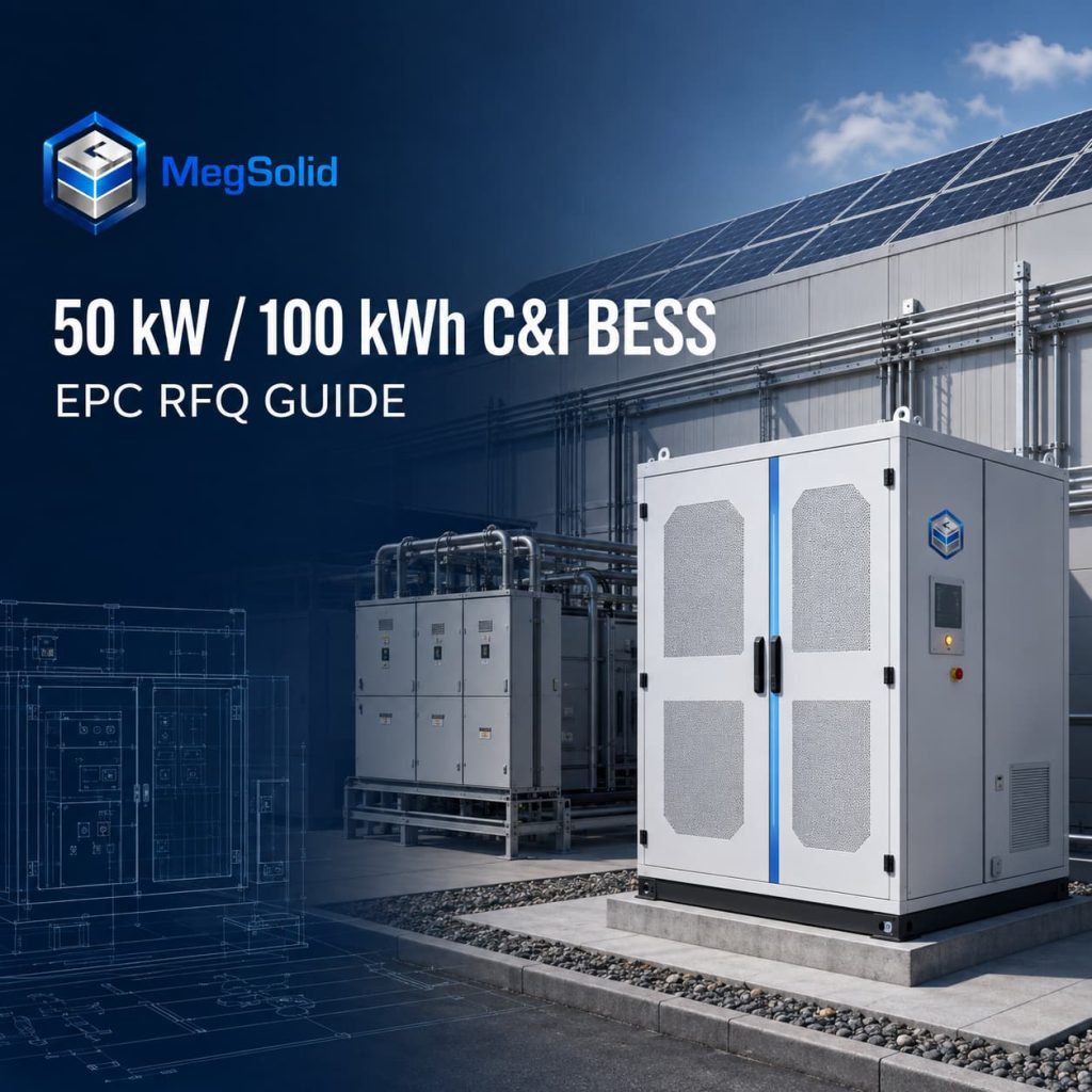MegSolid 50kW 100kWh C&I battery storage system EPC RFQ guide