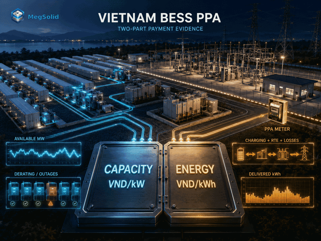 Vietnam BESS-sirkulêr 62: jaarlikse prysklas, kapasiteitsprys, energiewyse en ondersteunende tegniese bewyse